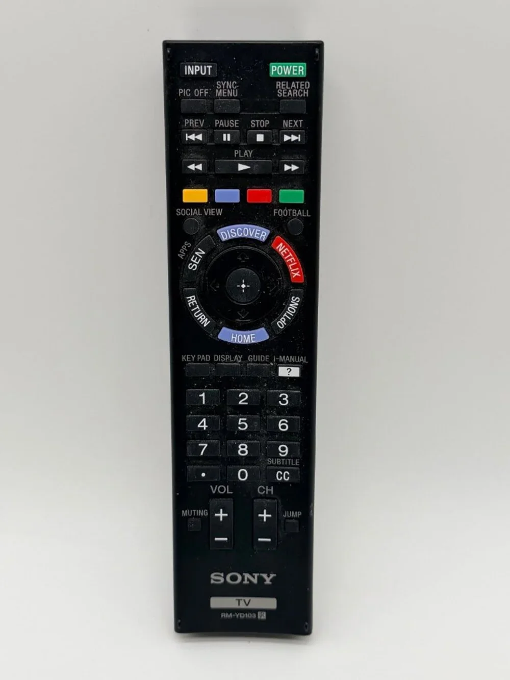 SONY RM-YD103 TV Remote Control KDL-60W630B KDL-60W610B KDL-55W700B KDL-50W700B